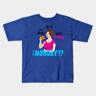 It's a Monday - Coffee Design Kids T-Shirt